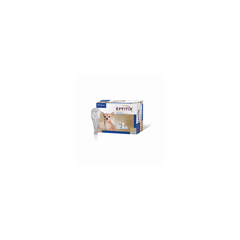 Effitix 26.8 mg/240 mg soluzione spot-on per cani di taglia molto piccola