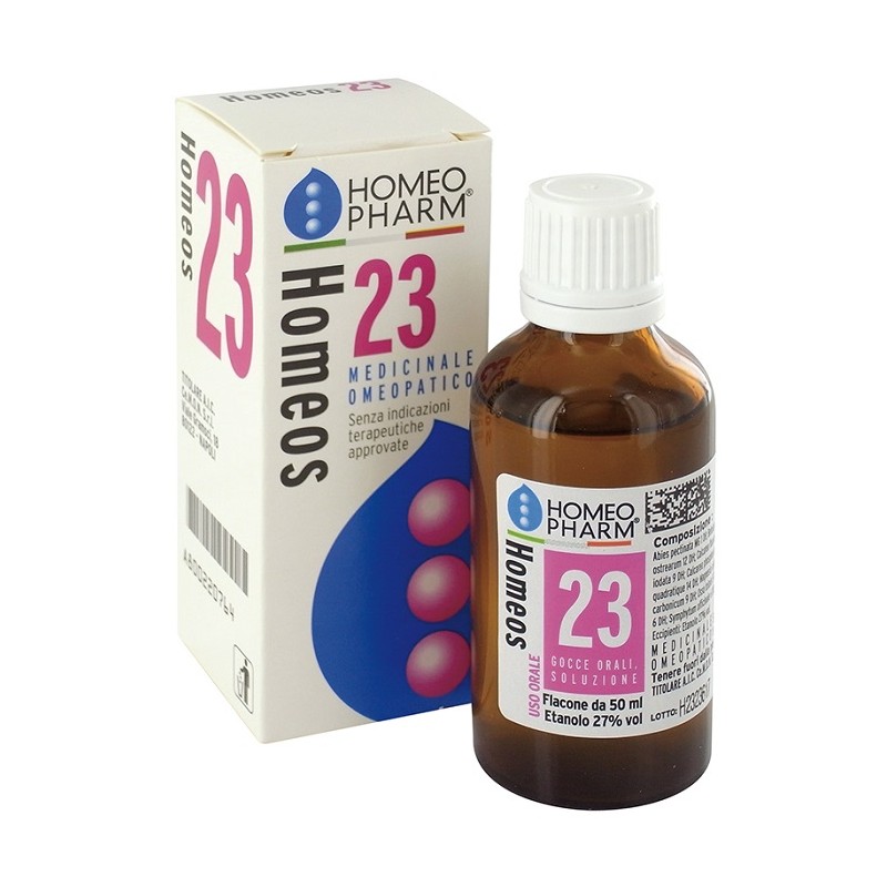 Homeos 23 gocce 50 ml Homeos 23 gocce 50 ml