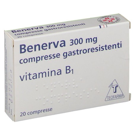 Benerva 20 compresse gastrores 300 mg Benerva 20 compresse gastrores 300 mg