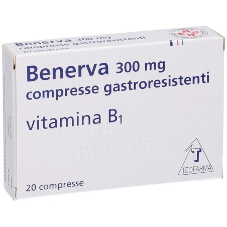 Benerva 20 compresse gastrores 300 mg Benerva 20 compresse gastrores 300 mg