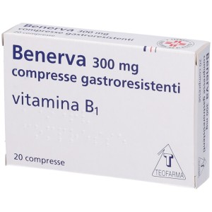 Benerva 20 compresse gastrores 300 mg Benerva 20 compresse gastrores 300 mg