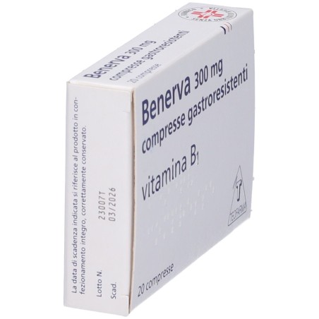 Benerva 20 compresse gastrores 300 mg Benerva 20 compresse gastrores 300 mg