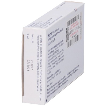 Benerva 20 compresse gastrores 300 mg Benerva 20 compresse gastrores 300 mg