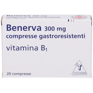 Benerva 20 compresse gastrores 300 mg Benerva 20 compresse gastrores 300 mg