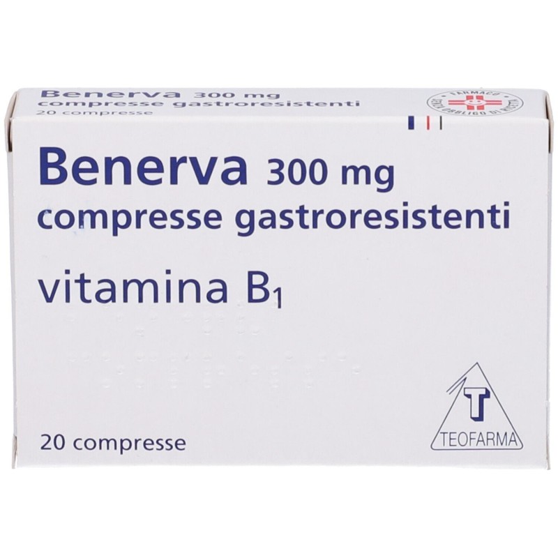 Benerva 20 compresse gastrores 300 mg Benerva 20 compresse gastrores 300 mg