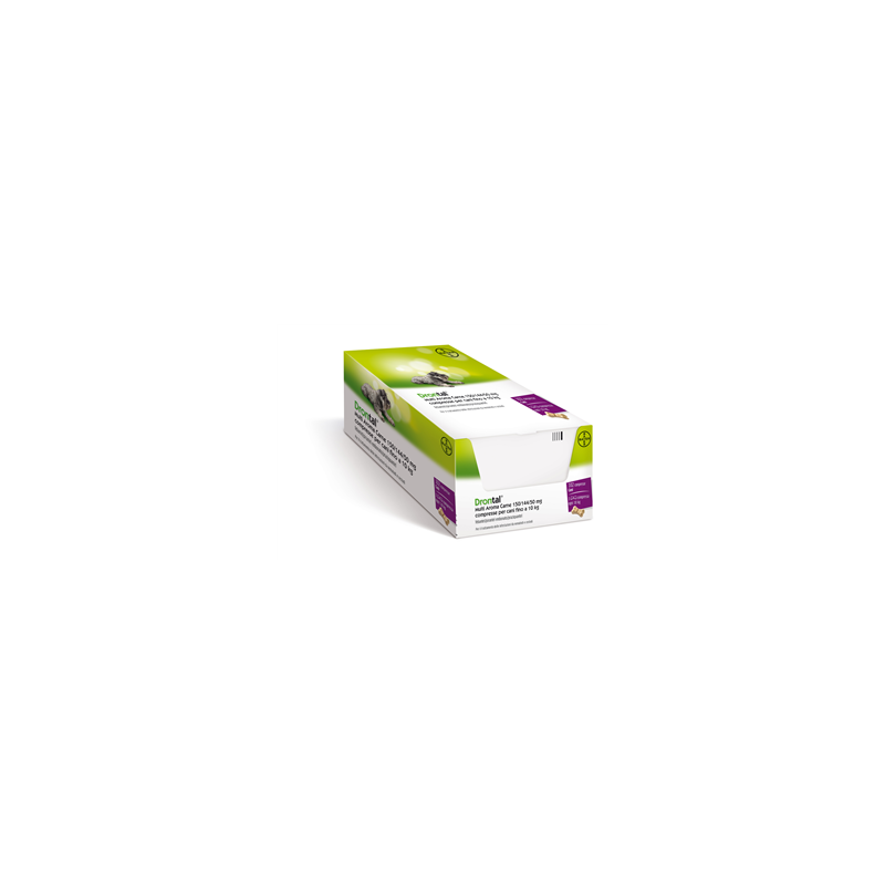 Drontal multi aroma carne 150/144/50 mg compresse per cani fino a 10 kg