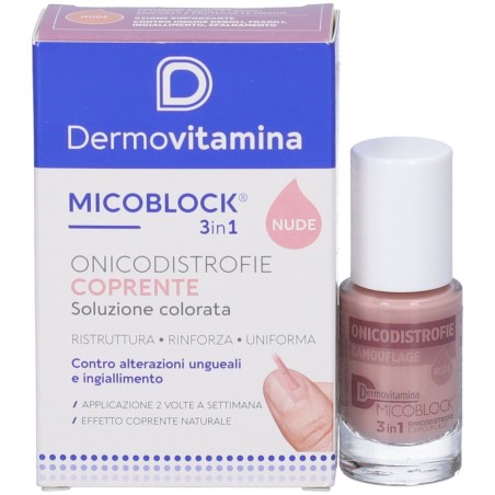 Dermovitamina micoblock 3 n 1 onicodistrofie coprente 8 ml Dermovitamina micoblock 3 n 1 onicodistrofie coprente 8 ml