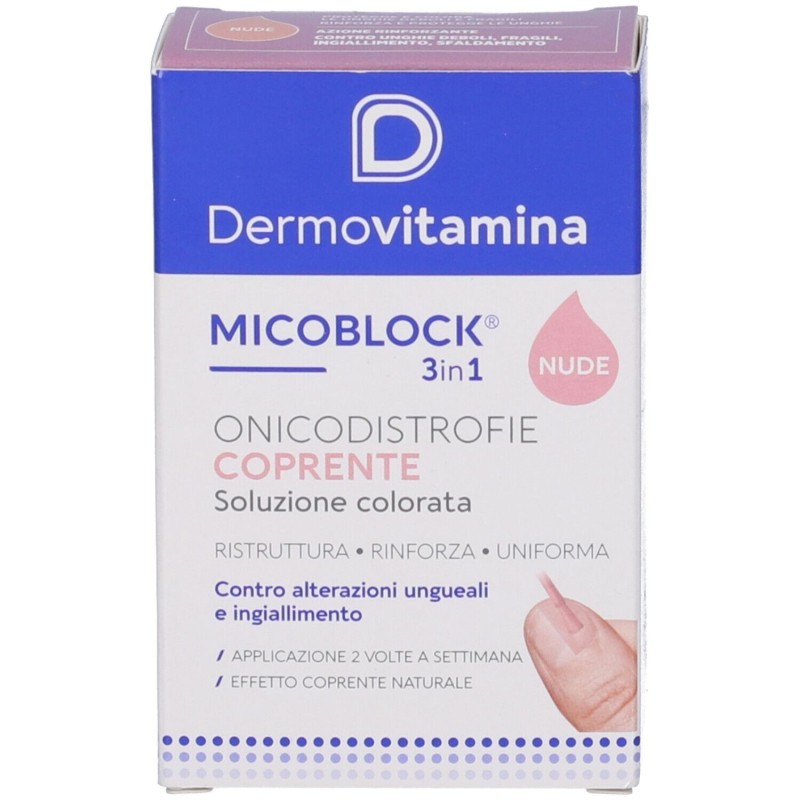 Dermovitamina micoblock 3 n 1 onicodistrofie coprente 8 ml Dermovitamina micoblock 3 n 1 onicodistrofie coprente 8 ml
