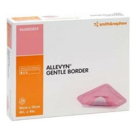 Medicazione allevyn gentle border 10 cm x 10 cm 10 pezzi