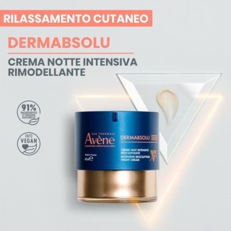 Avene dermabsolu crema notte nuova formula 40 ml Avene dermabsolu crema notte nuova formula 40 ml