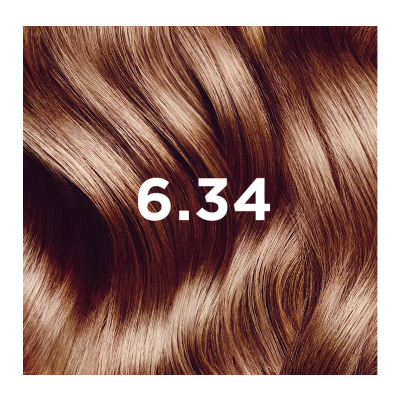 Color kit 6,34 biondo scuro ramato 1 latte 50 ml + 1 crema 50 ml + 1 maschera 12 ml Color kit 6,34 biondo scuro ramato 1 latte 50 ml + 1 crema 50 ml + 1 maschera 12 ml