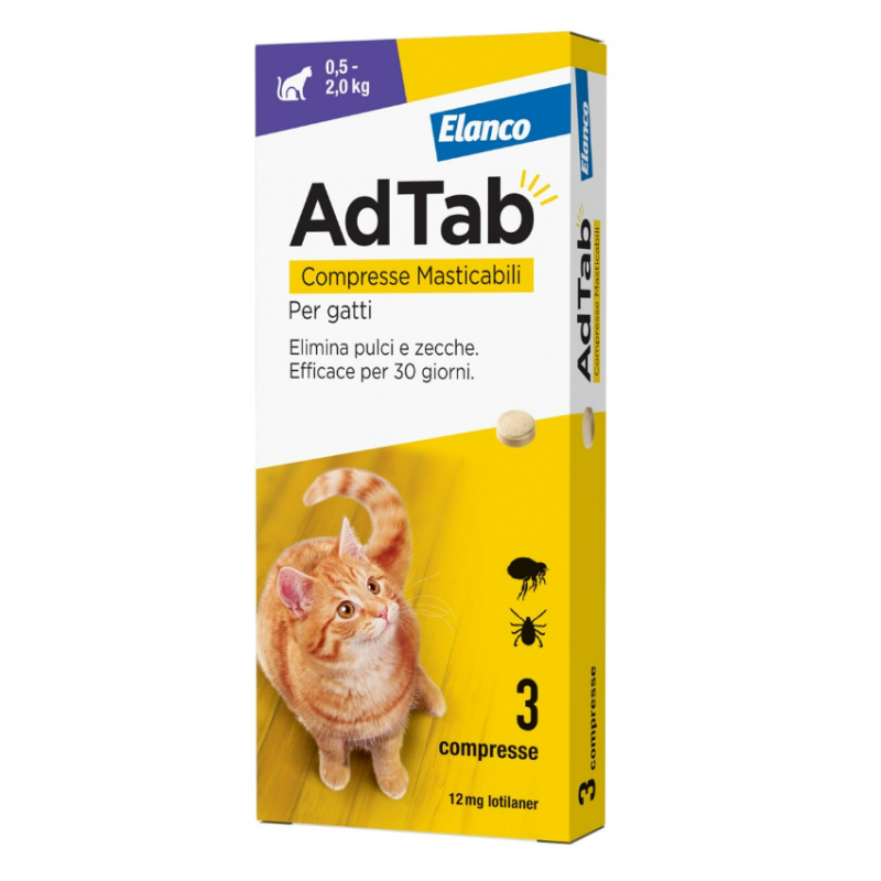 Adtab compresse masticabili per gatti