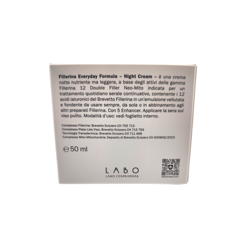 Fillerina 12 double filler neo mito everyday base night cream grado 3 50 ml Fillerina 12 double filler neo mito everyday base night cream grado 3 50 ml