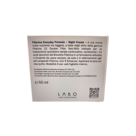 Fillerina 12 double filler neo mito everyday base night cream grado 3 50 ml Fillerina 12 double filler neo mito everyday base night cream grado 3 50 ml