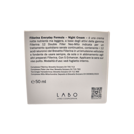 Fillerina 12 double filler neo mito base everyday night cream grado 4 50 ml Fillerina 12 double filler neo mito base everyday night cream grado 4 50 ml