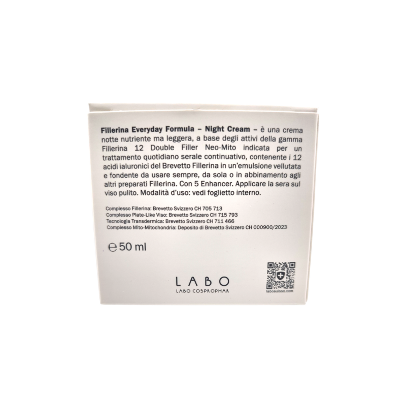 Fillerina 12 double filler neo mito base night everyday cream grado 5 50 ml Fillerina 12 double filler neo mito base night everyday cream grado 5 50 ml