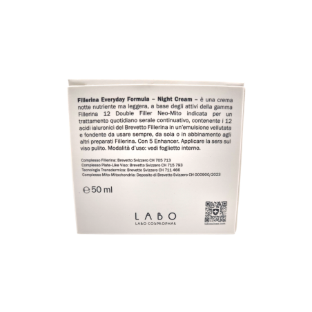 Fillerina 12 double filler neo mito base night everyday cream grado 5 50 ml Fillerina 12 double filler neo mito base night everyday cream grado 5 50 ml