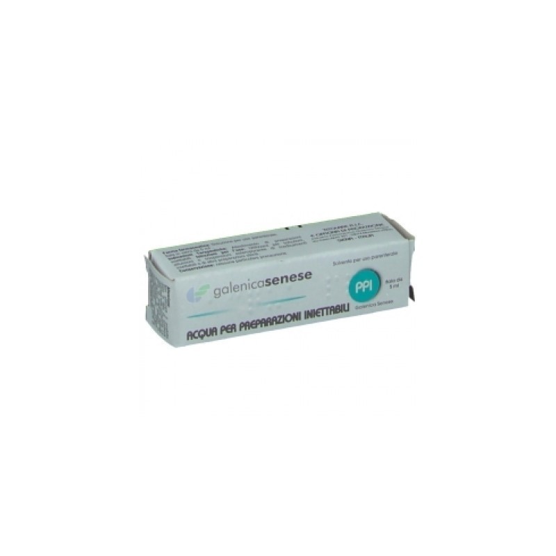 Acqua per preparazioni iniettabili galenica senese 1 fialasolv 10 ml acqua sterile ed apirogena