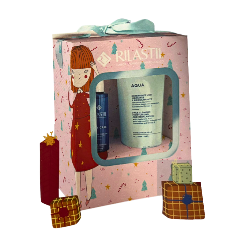Rilastil aqua detergente 200 ml + daily care soluzione micellare 100 ml Rilastil aqua detergente 200 ml + daily care soluzione micellare 100 ml