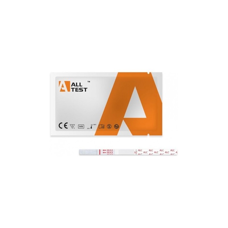 Test rapido alltest dipstick autodiagnostico determinazionesemi-quantitativa alcol nella saliva