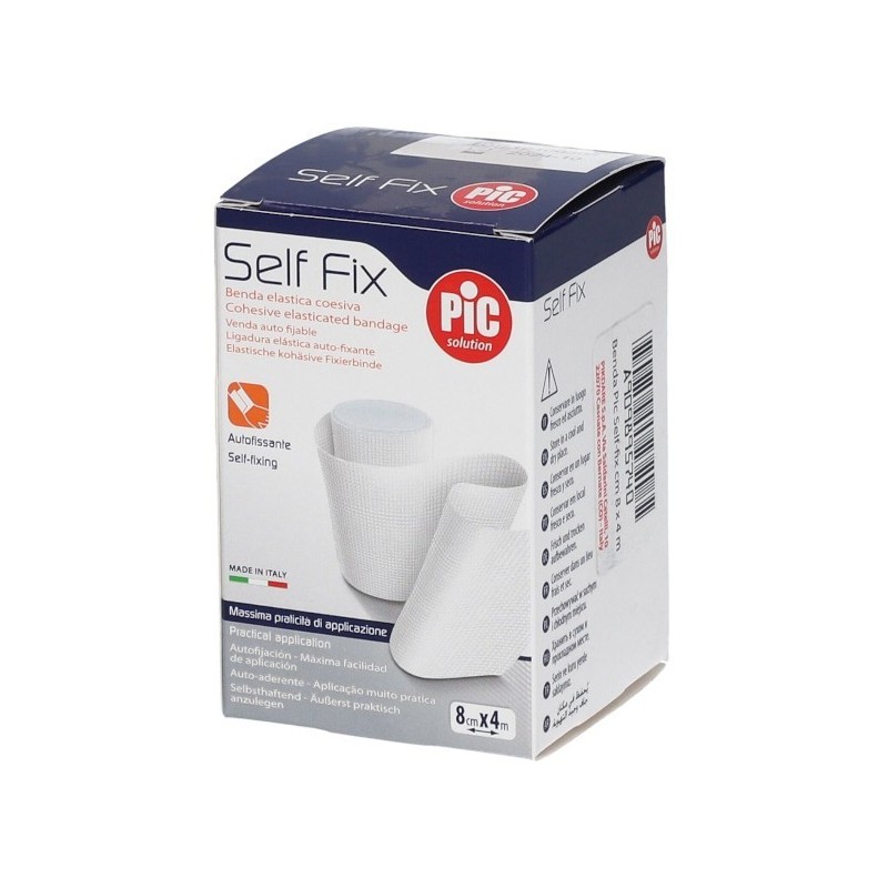 Benda elastica pic selffix senza lattice m 4x8 cm