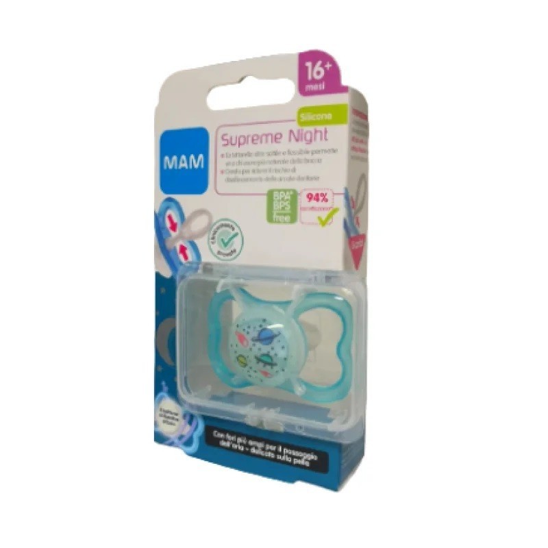 Mam succhietto supreme night 16+ silicone single box femmina
