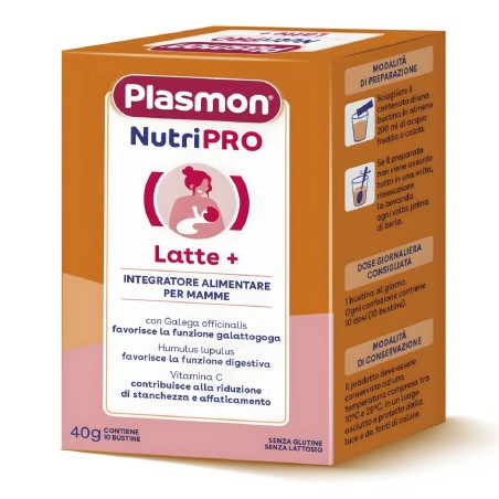 Plasmon nutripro latte+ 10 bustine Plasmon nutripro latte+ 10 bustine