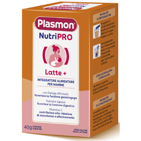 Plasmon nutripro latte+ 10 bustine Plasmon nutripro latte+ 10 bustine