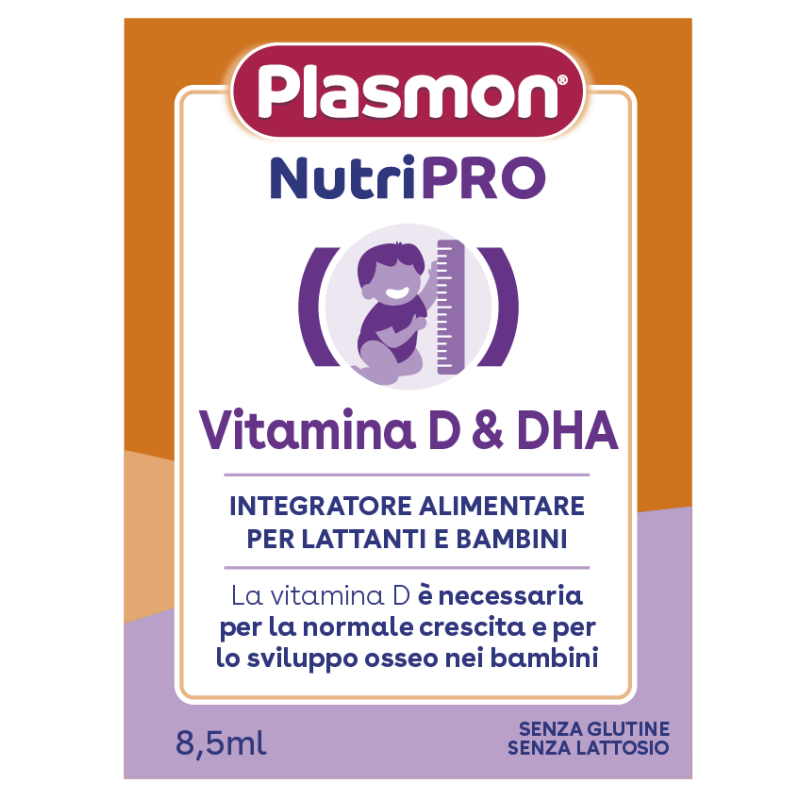 Plasmon nutripro vitamina d & dha 8,5 ml