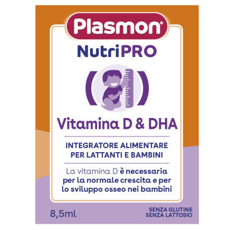Plasmon nutripro vitamina d & dha 8,5 ml