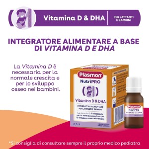 Plasmon nutripro vitamina d & dha 8,5 ml