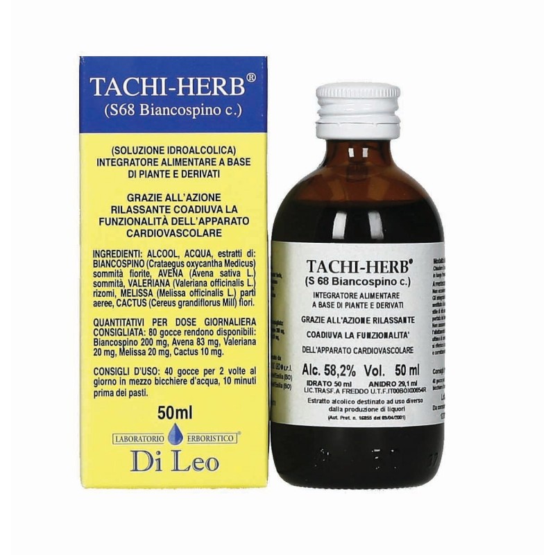 Tachi-herb composto s 68 biancospino 50 ml Tachi-herb composto s 68 biancospino 50 ml