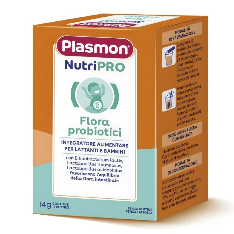 Plasmon nutripro flora probiotici 14 bustine