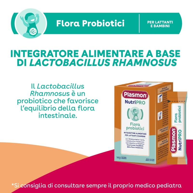 Plasmon nutripro flora probiotici 14 bustine