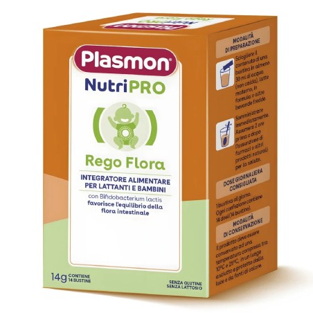 Plasmon nutripro rego flora 14 bustine Plasmon nutripro rego flora 14 bustine