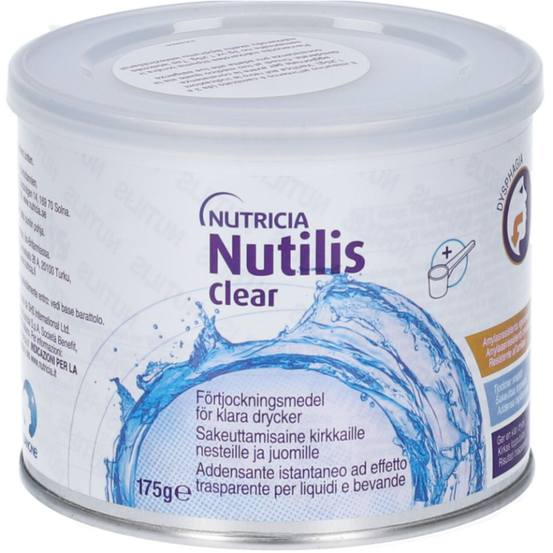 Nutilis clear addensante istantaneo barattolo 175 g misurinoda 1,25 g