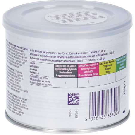 Nutilis clear addensante istantaneo barattolo 175 g misurinoda 1,25 g Nutilis clear addensante istantaneo barattolo 175 g misurinoda 1,25 g