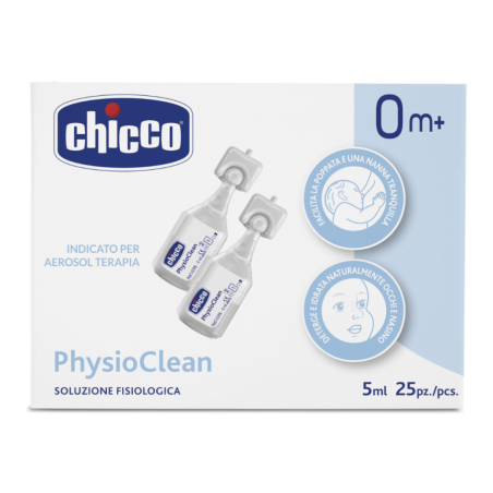 Soluzione salina isotonica physioclean 20 pezzi da 5 ml Soluzione salina isotonica physioclean 20 pezzi da 5 ml