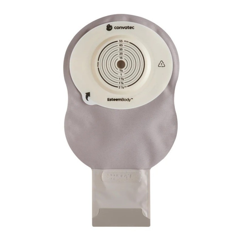 Sacca ileostomia esteem body fondo aperto 4 mm opaco ritagliabile 10-45 mm 10 pezzi Sacca ileostomia esteem body fondo aperto 4 mm opaco ritagliabile 10-45 mm 10 pezzi