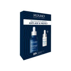 Miamo cofanetto 2025 antiox boostre anti ossidante gf5 glutathione 30 ml + aging defense 10 ml