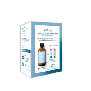 Miamo cofanetto 2025 esfoliante anti imperfezioni 1 acido salicilico 120 ml + 2 renewal peel 5 ml omaggio