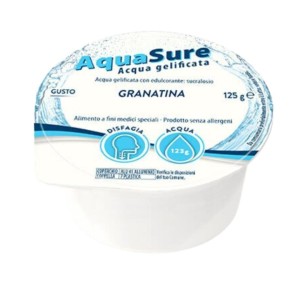 Aquasure acqua gelificata edulcorata granatina 24 pezzi da 125 g
