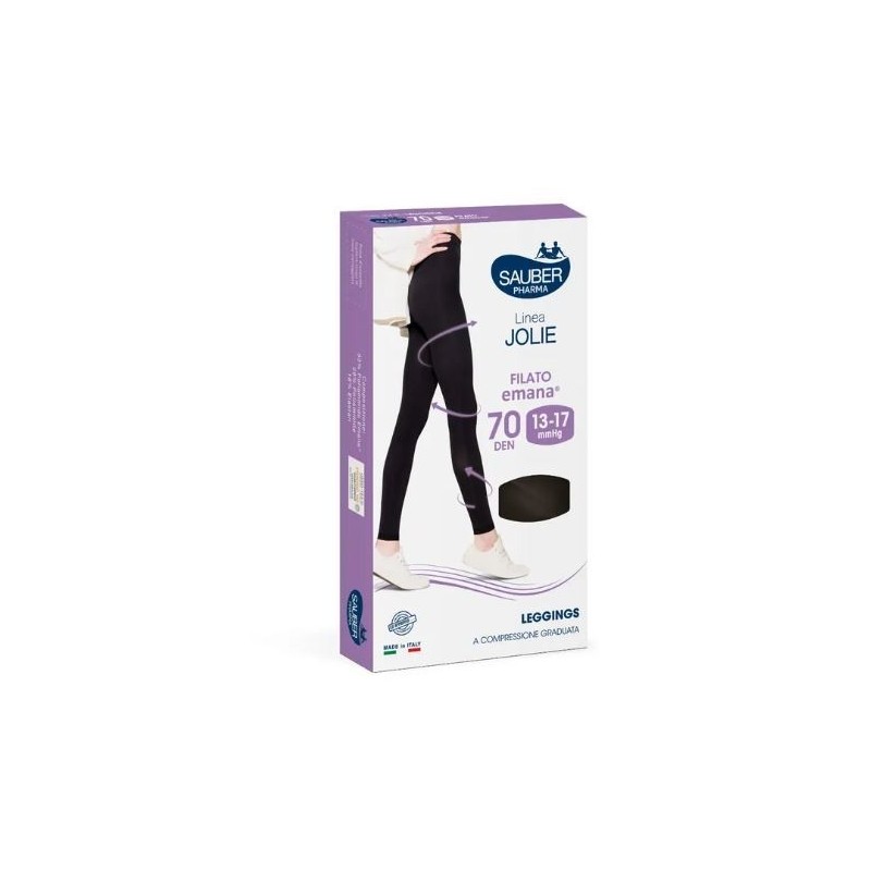 Calza sauber jolie leggings emana 70 nero m