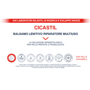 Rilastil cicastil balsamo lenitivo riparatore 40 ml Rilastil cicastil balsamo lenitivo riparatore 40 ml