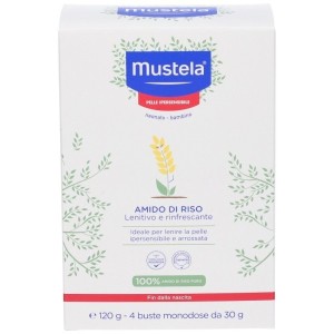 Mustela amido di riso 4 bustine da 30 g