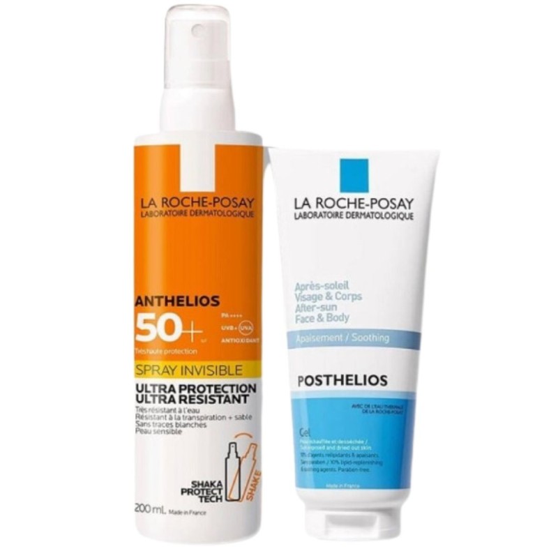 Anthelios spray ap shaka 50+ 200 ml + latte doposole post-uvexposure 75 ml