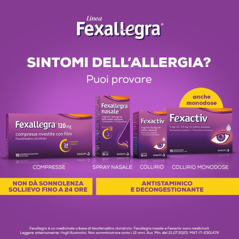 Fexallegra 10 compresse riv 120 mg