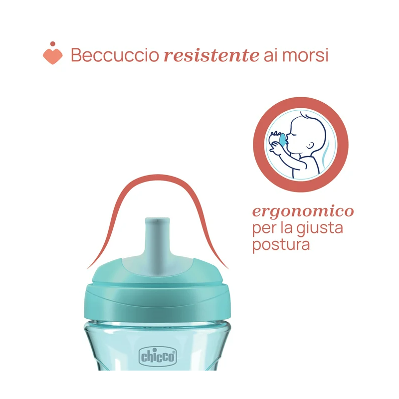 Chicco tazza advanced azzurra 12m+ Chicco tazza advanced azzurra 12m+