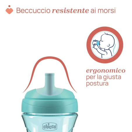 Chicco tazza advanced azzurra 12m+ Chicco tazza advanced azzurra 12m+