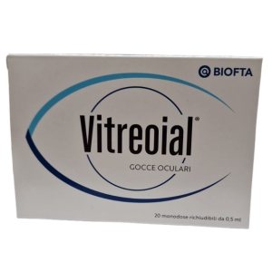 Gocce oculari vitreoial 20 monodose richiudibili 0,5 ml